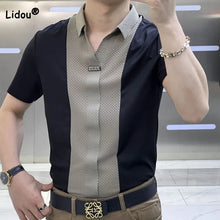 Load image into Gallery viewer, Men&#39;s Polo-Neck Slim Shirt