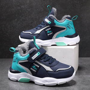 Boys Children Winter Kids Snow Warm Sports Running Shoes